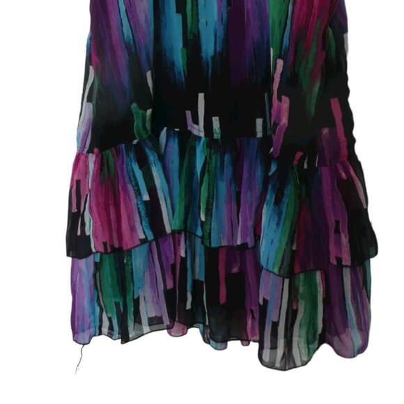 Janette Plus Camisole Top Ruffles Multicolored Adjustable Straps Size 1XL - Picture 4 of 8